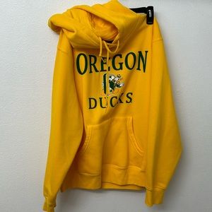 Jansport yellow Oregon Duck hoodie